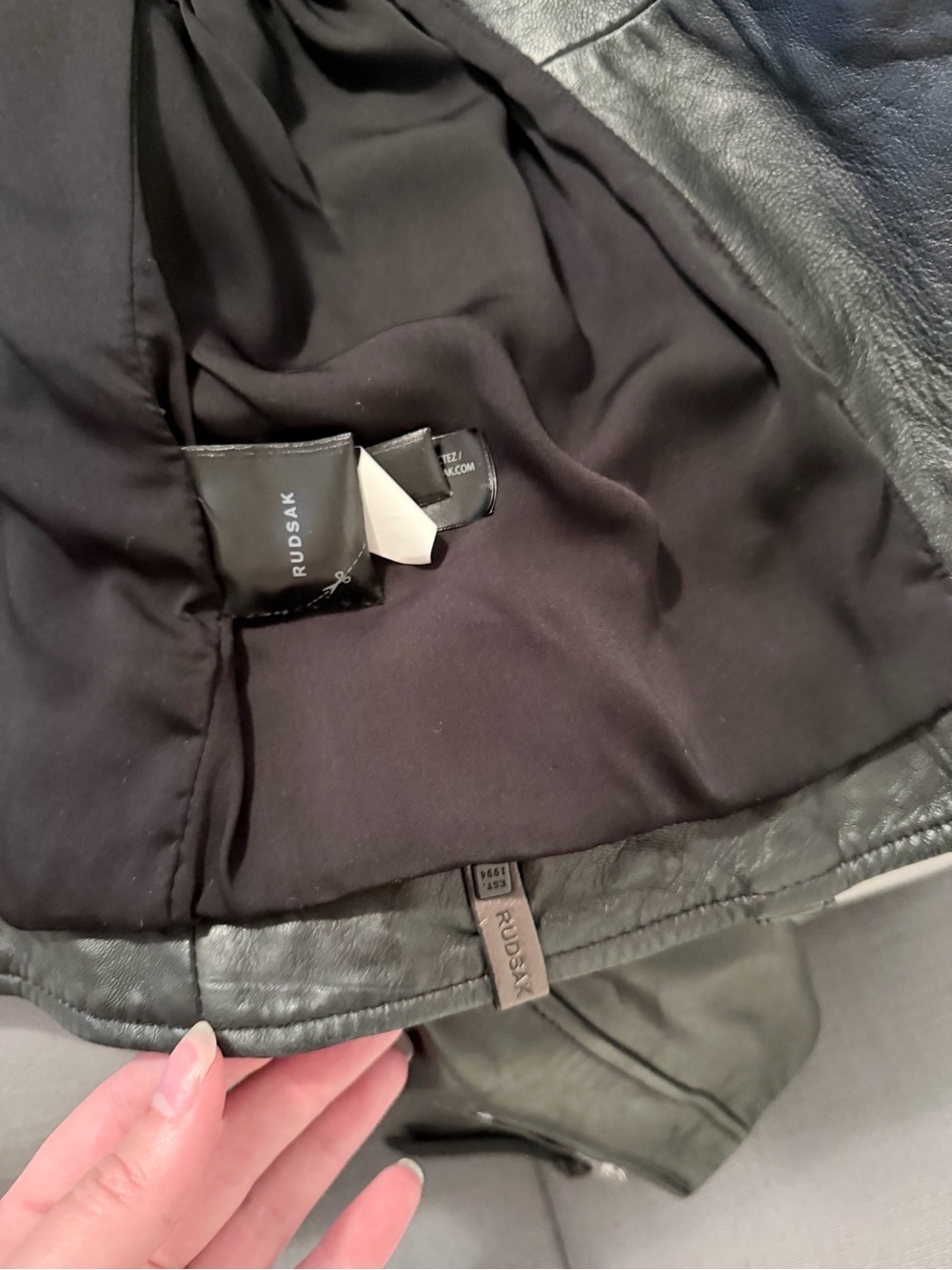 Rudsak Real Genuine Leather Jacket - Picture 4 of 5